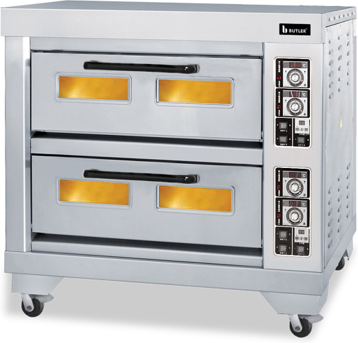 Double Deck Electric Oven - 4 Trays